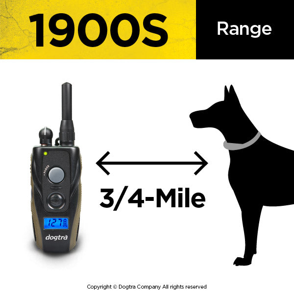 Dogtra 1900S Remote Dog Training e-collar