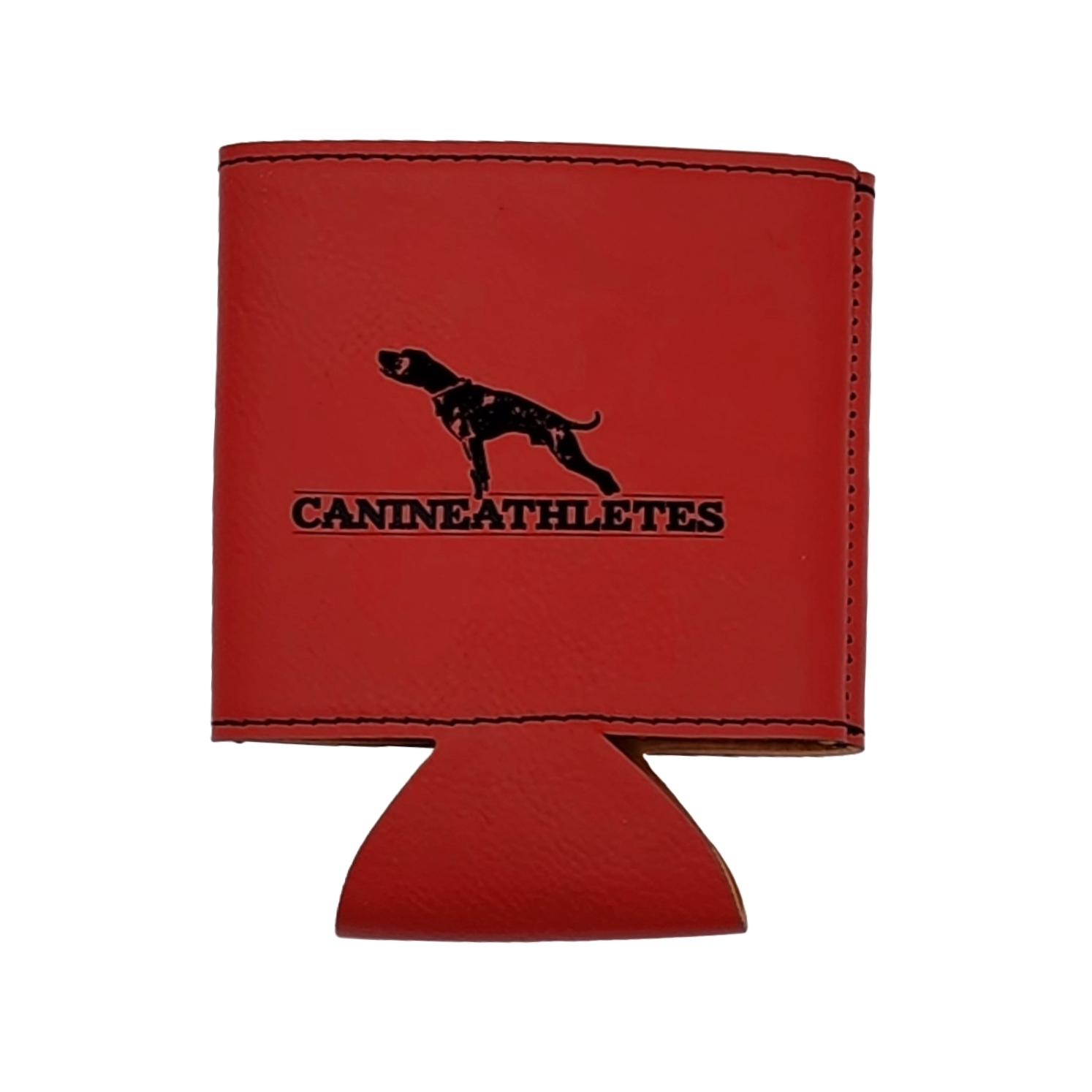 canine-athletes-faux-leather-can-cooler-red