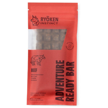 Ryoken Beef Adventure Ready Protein Training Bar For Dogs