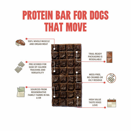 Ryoken Protein Bar For Dogs That Move