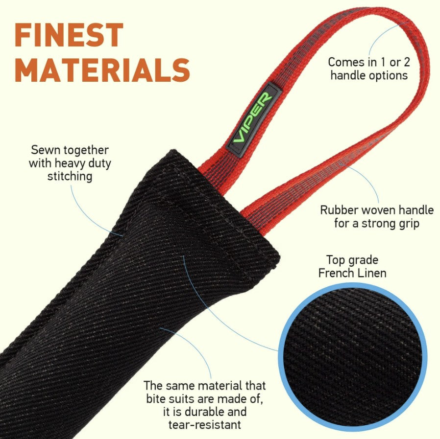 Viper K9 12&quot; French Linen Bite Suit Tug