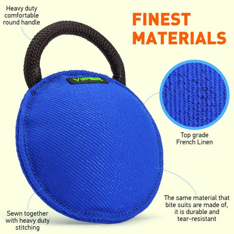 viper-k9-round-french-linen-bite-pillow-training-tug-infographic