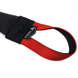 canine athletes 12 inch single handle dog tug chew toy closeup