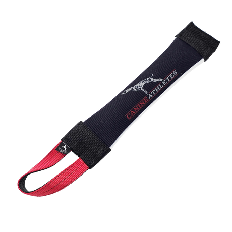 canine athletes 12 inch single handle dog tug chew toy