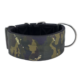 Canine Athletes 2.75" Heavy Duty Working Dog Collar Green Camo