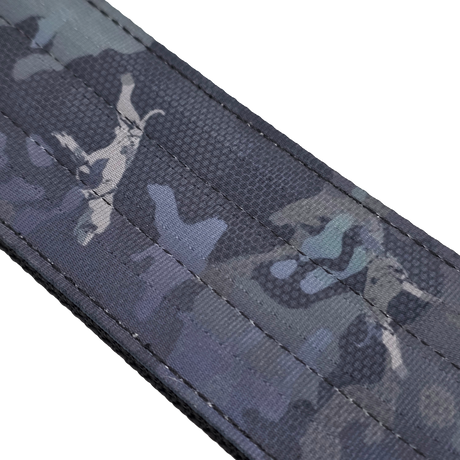 canine athletes elite max x2 comp 2.75 inch wide working dog collar black camo close up