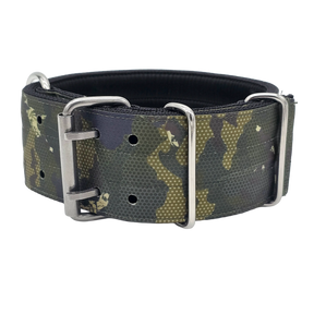 Canine Athletes Heavy Duty Wide Elite Max Working Dog Collar Green Camo