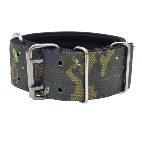 Canine Athletes Heavy Duty Wide Elite Max Working Dog Collar Green Camo