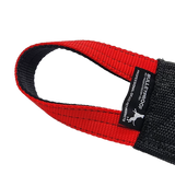 canine athletes heavy duty bite tug handle closeup