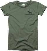 canine athletes home of champions shirt military green front