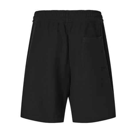 canine athletes official use only black gym shorts back view