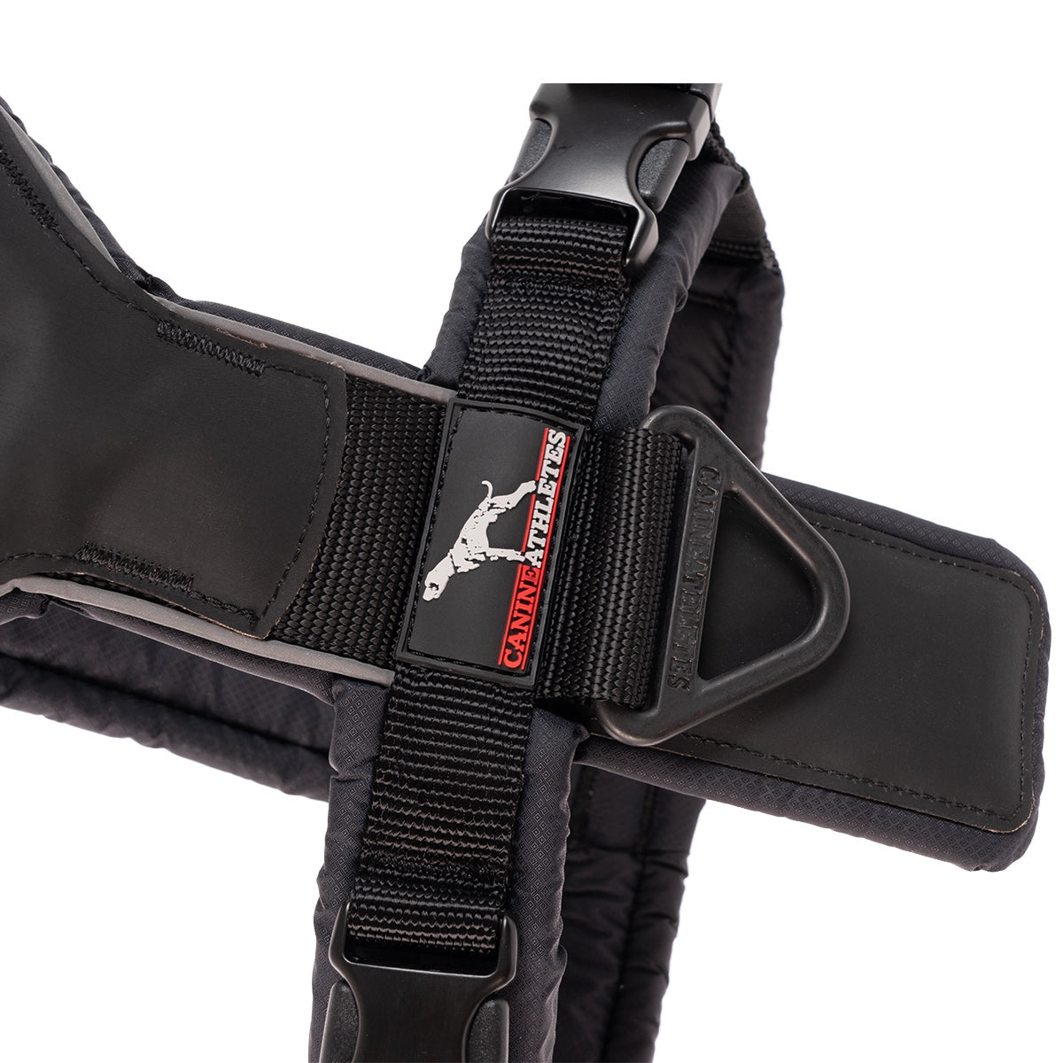Canine Athletes Sport-HD V4 Dog Harness Closeup View Black