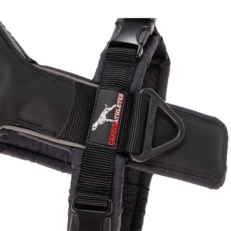 Canine Athletes Sport-HD V4 Dog Harness Closeup View Black