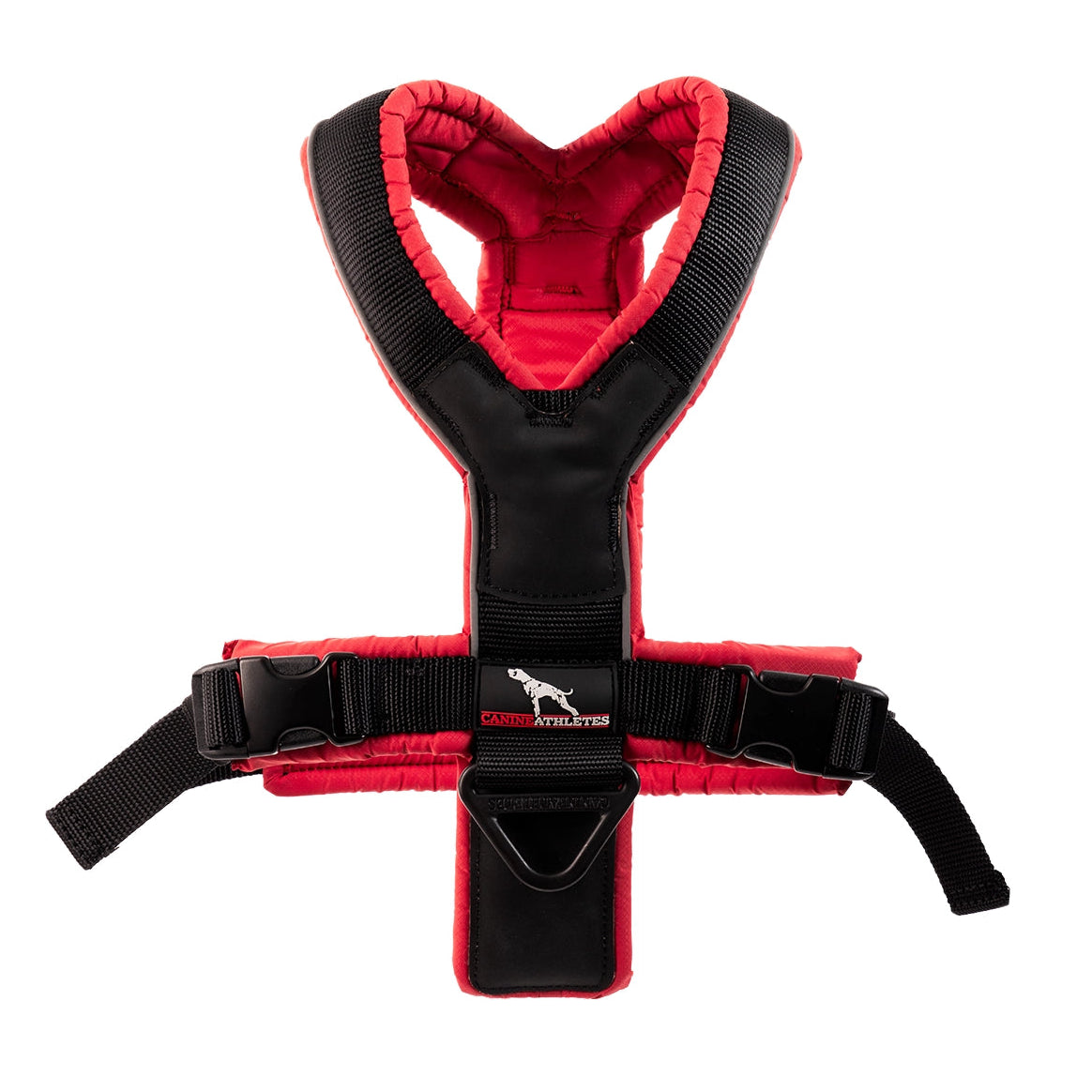 Canine Athletes Sport-HD V4 Working Dog Harness Above View Red