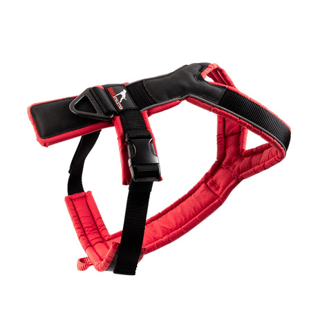Canine Athletes Sport-HD V4 Running Exercise Harness for Dogs top view red