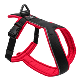 canine athletes sport-hd v4 working dog harness black red