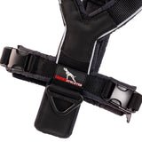 Canine Athletes Sport-HD Working Dog Harness Top View Black