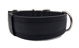 Canine Athletes 2" Pro-HD Heavy Duty Working Dog Collar Black Back