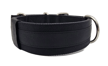 Canine Athletes 2" Pro-HD Heavy Duty Working Dog Collar Black Back