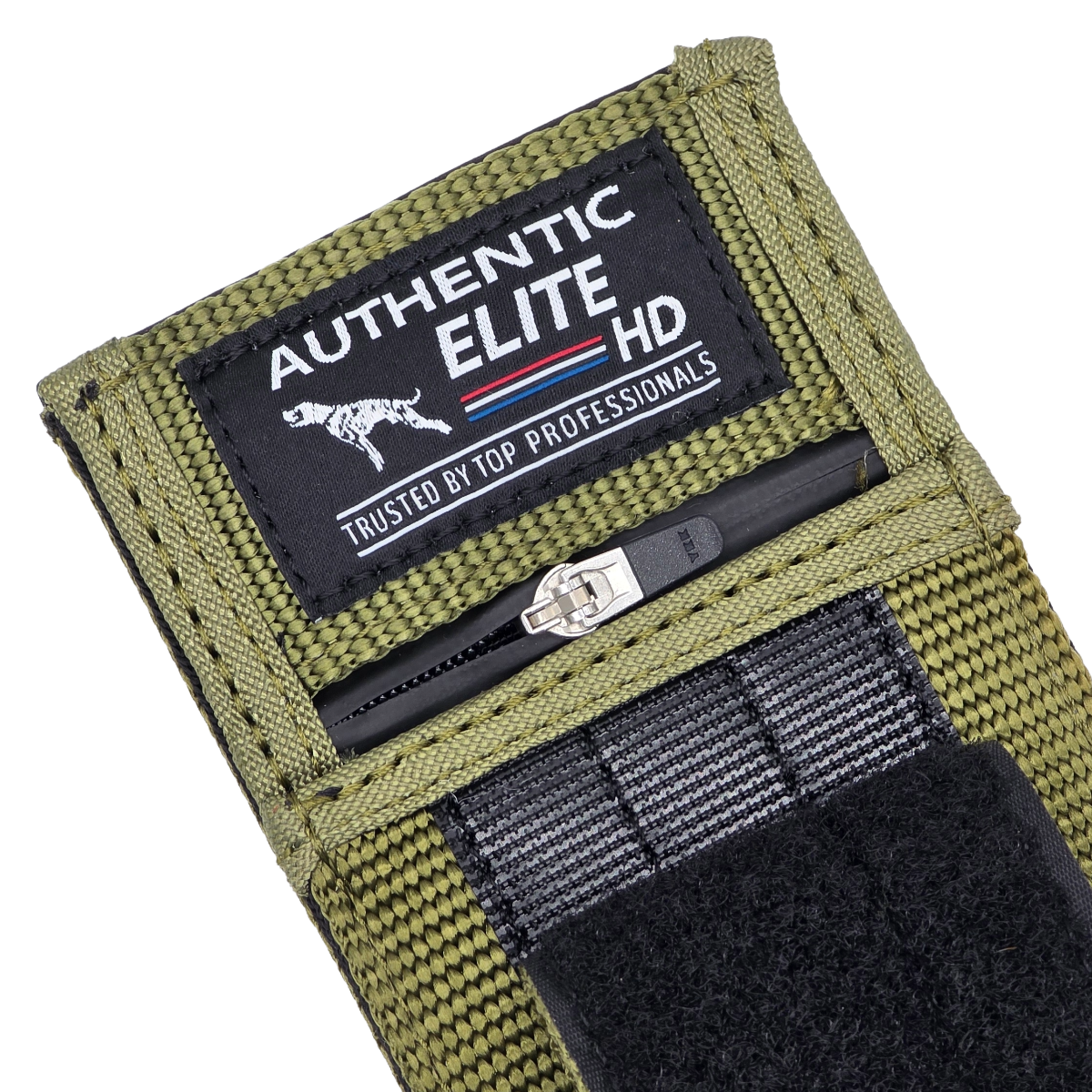 canine athletes heavy duty weighted dog training exercise collar close up zipper