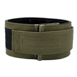 canine athletes heavy duty weighted dog training collar military green back