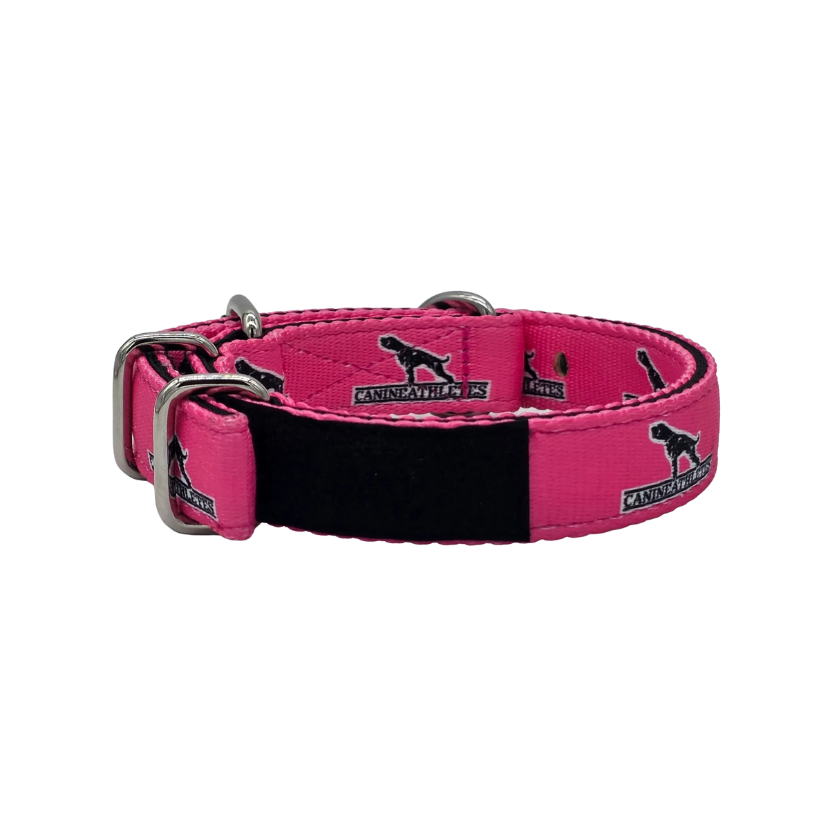 Canine Athletes Heavy Duty Working Dog Puppy Terrier Collar Hot Pink Back