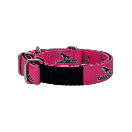Canine Athletes Heavy Duty Working Dog Puppy Terrier Collar Hot Pink Back