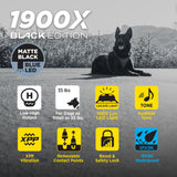 Dogtra 1900X Black Edition Dog Collar Inforgraphic