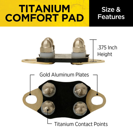 Dogtra Titanium Comfort Pad Size Features Specs