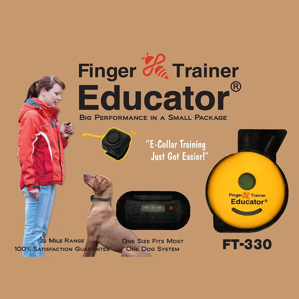 e-collar technologies ft-330 finger trainer infographic