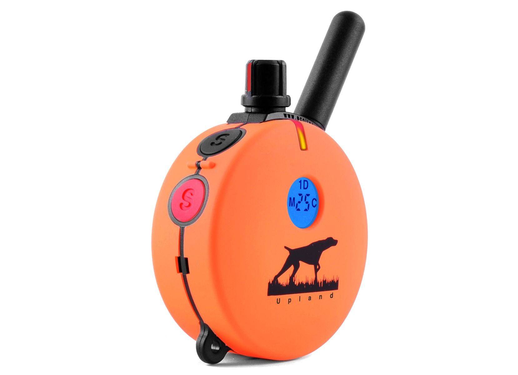 Educator Upland UL-1200 Hunting Dog Training Collar LED Light 1-2 Dog Behavior Trainer w/Handheld Remote- 60-Level Vibrations, 1-Mile Range - Includes