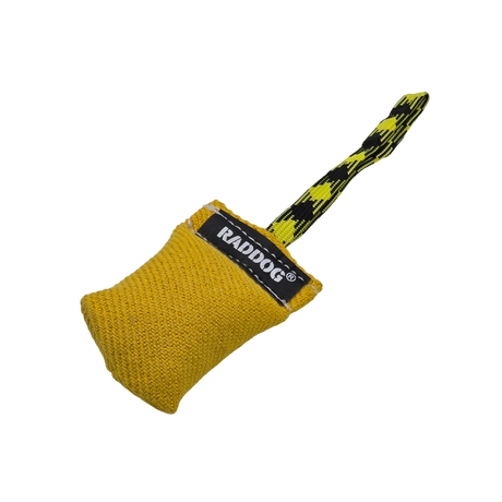Raddog Mini Magnet Pocket Dog Bite Tug Toy Yellow