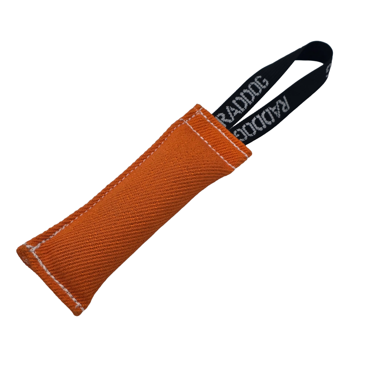Raddog 9.5" Nyclot French Linen Single Handle Dog Bite Tug Toy Orange