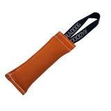 Raddog 9.5" Nyclot French Linen Single Handle Dog Bite Tug Toy Orange
