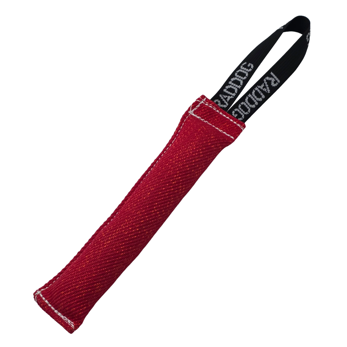 Raddog Nyclot French Linen single handle dog bite tug toy red