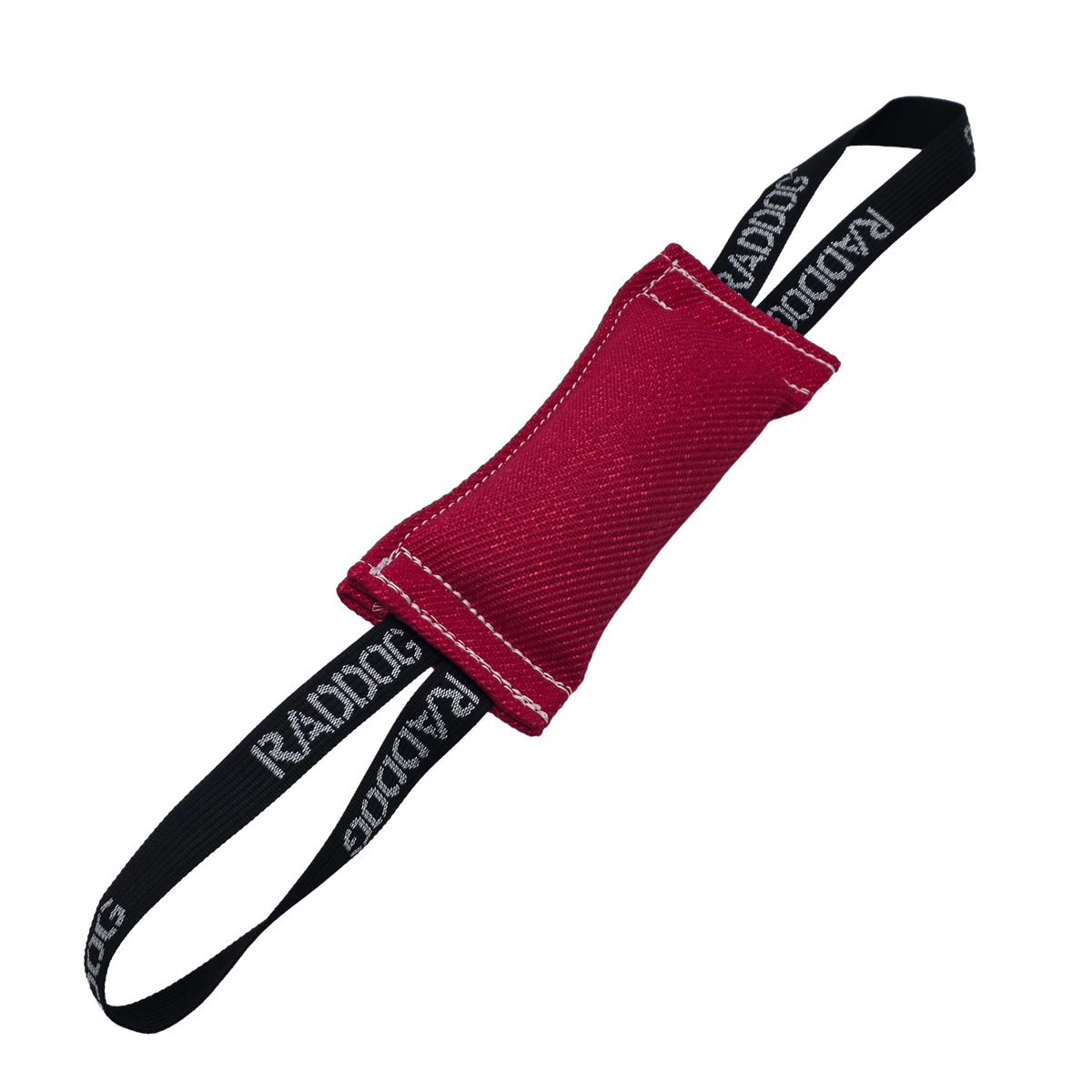 Raddog Nyclot French Linen Dual Handle Dog Bite Training Tug Red