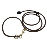 Rader K9 Dog Training Dominant Dog Slip Leash Lead Brown