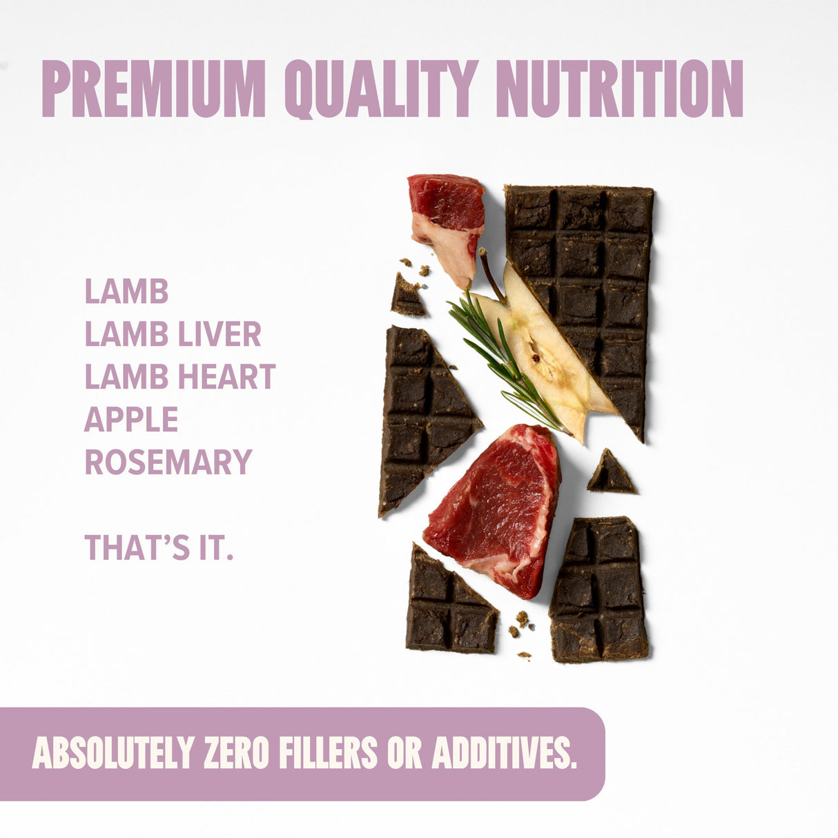 Ryōken Instinct All-Natural Lamb Protein Bar Dog Treats