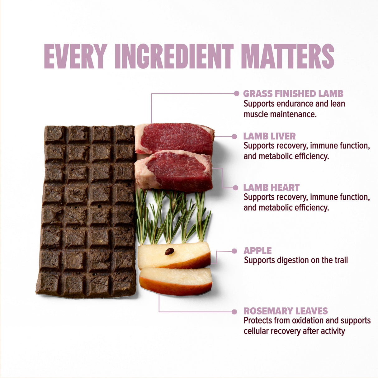 Ryōken Instinct All-Natural Lamb Protein Bar Dog Treats