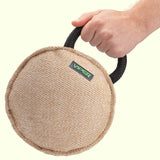 viper-k9-jute-round-bite-pillow-dog-training-tug-toy-1