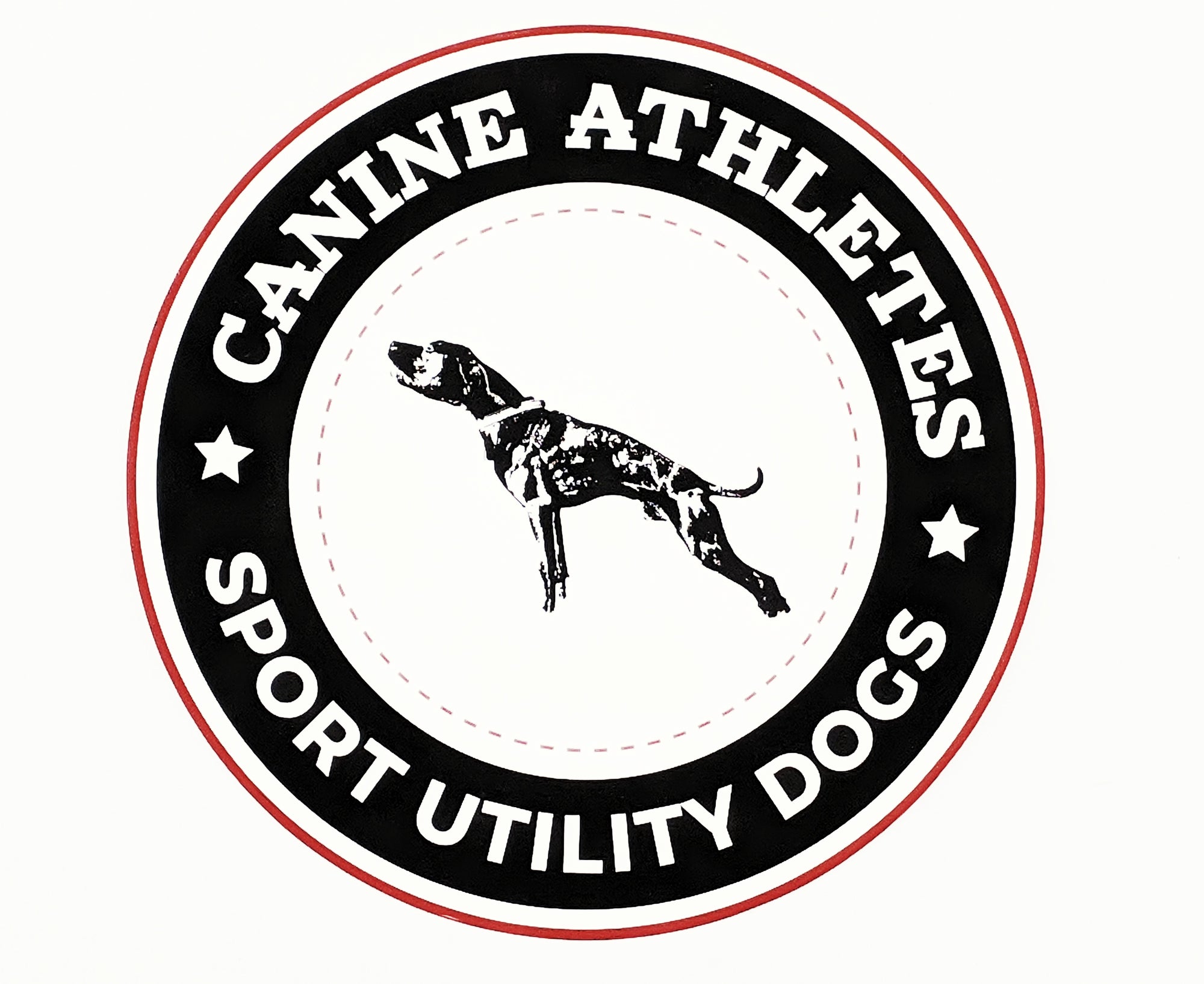 Canine Athletes Sport Utility Dogs Vinyl Decal (6" x 6") Accessories canine-athletes