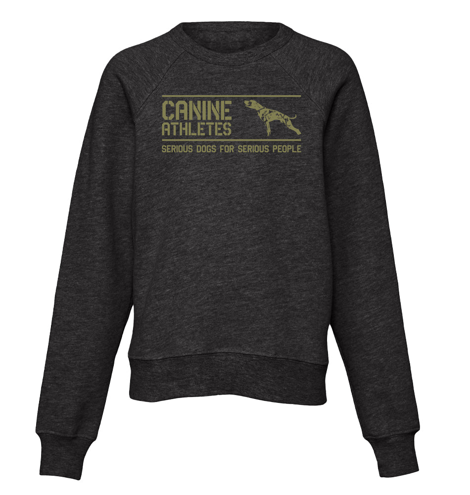 Canine Athletes Front Lines Crewneck Sweatshirt