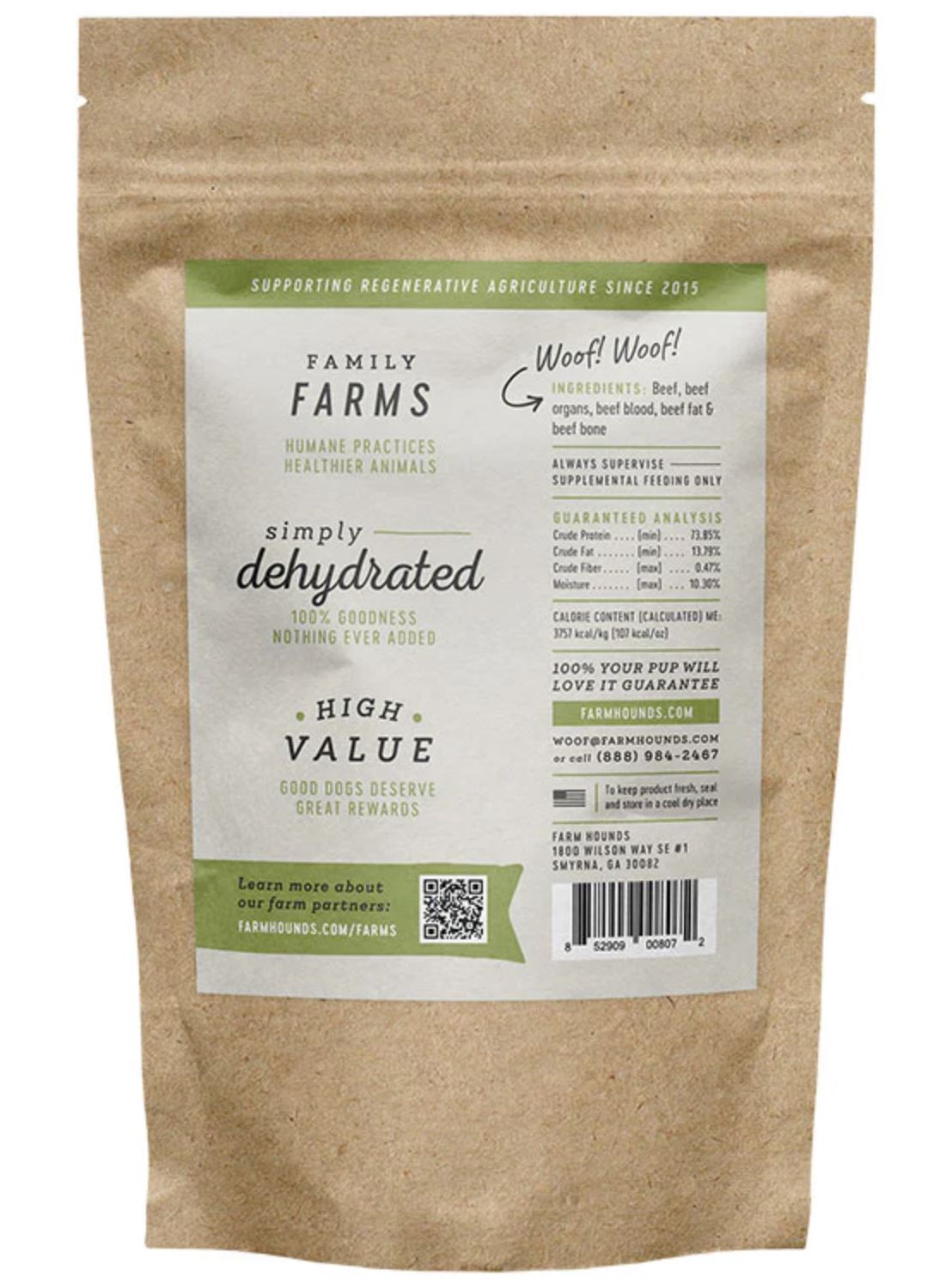 Farm Hounds All Natural Beef Strips Jerky Dog Treats