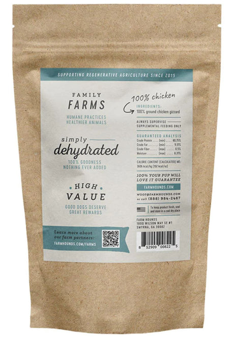 Farm Hounds All Natural Chicken Gizzard Sticks Dog Treats