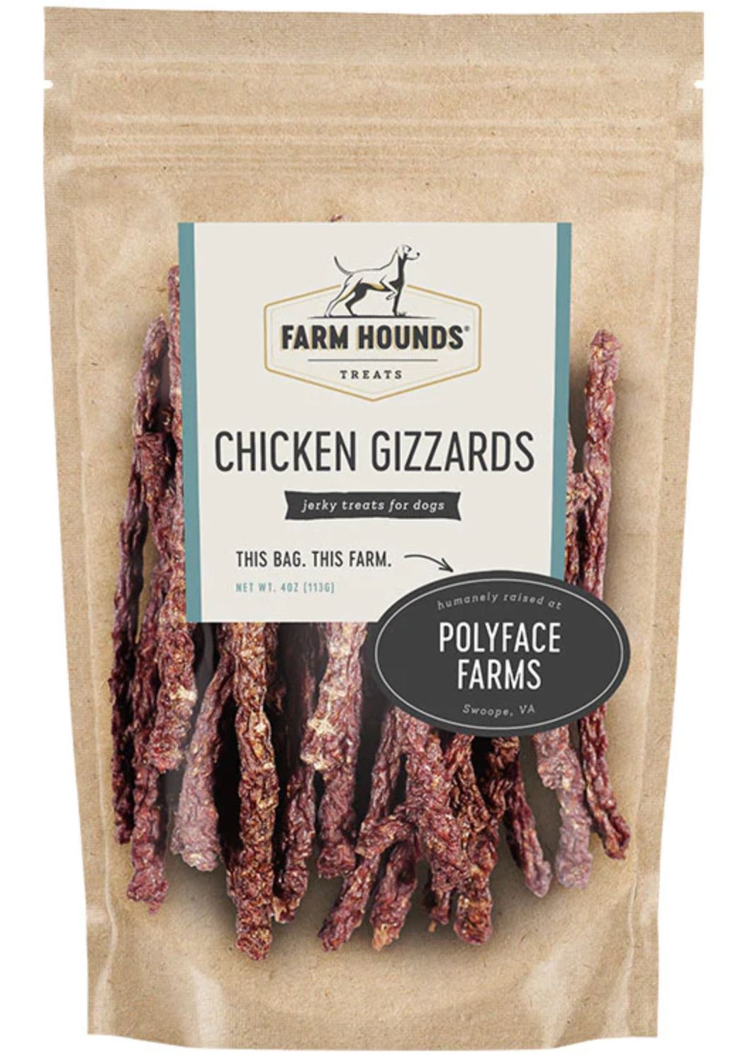Farm Hounds All Natural Chicken Gizzard Sticks Dog Treats