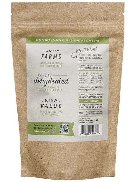 Farm Hounds Natural Duck Strips Jerky Dog Treats