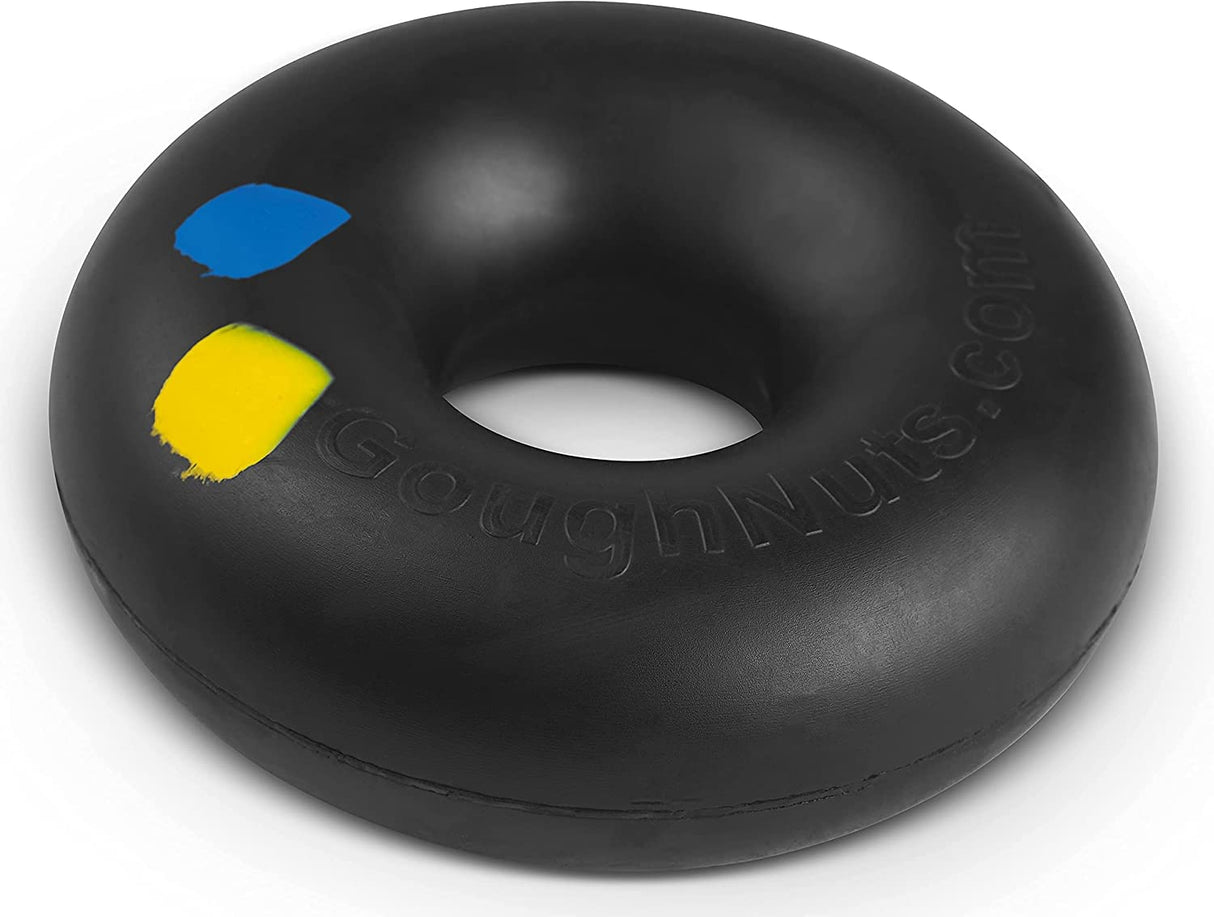 Goughnuts Medium Black Heavy Duty HD Ring Dog Chew Toy