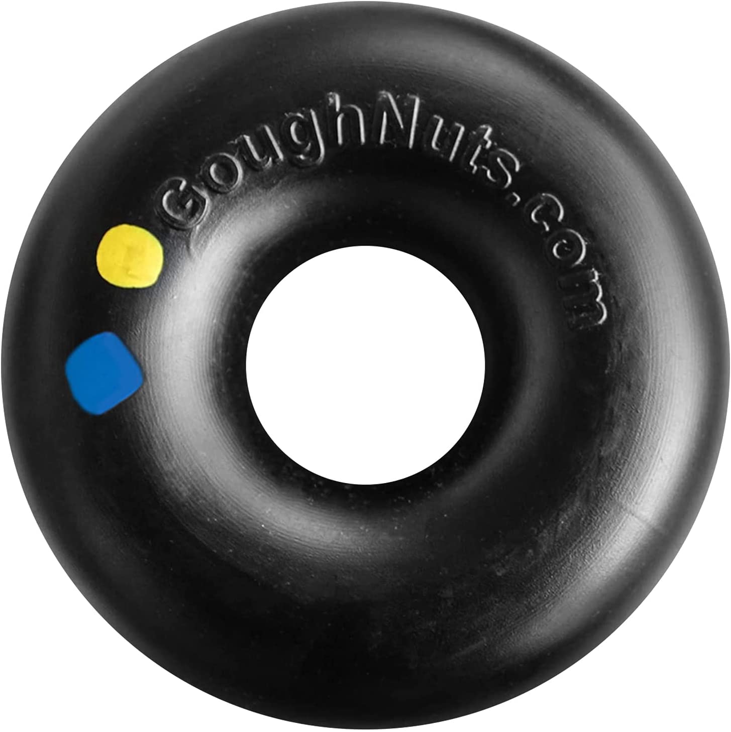 Goughnuts Medium Black Heavy Duty HD Ring Dog Chew Toy