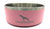 Canine Athletes Dura-Clad Stainless Steel Dog Bowl Pink