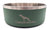 Canine Athletes Dura-Clad Stainless Steel Dog Bowl Green
